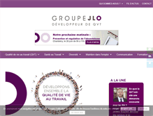 Tablet Screenshot of groupe-jlo.com